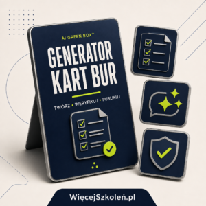 generator kart bur: tworzenie kart usług bur z zielonymi kompetencjami i zsk